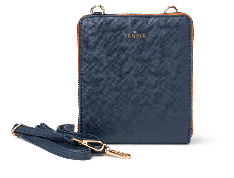 Kedzie, Best Little Bag, Saffiano Vegan Leather Crossbody Purse