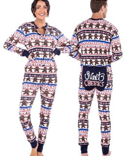 Lazy One Sweet Cheeks Matching Family Onesie Holiday Pajama Collection