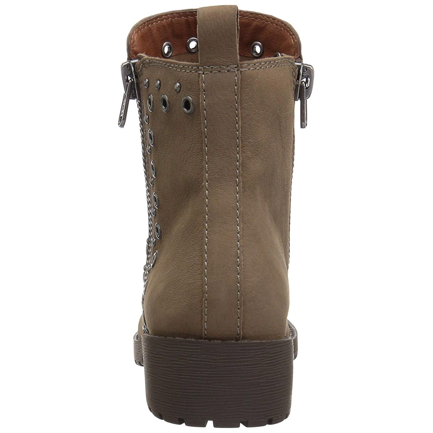 Lucky Brand Women's Hannie Grommet-Studded Booties (Brindle, 5M)