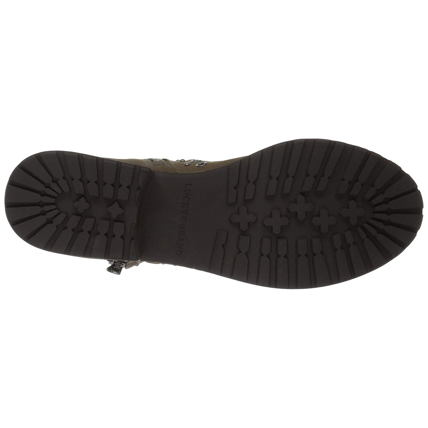 Lucky Brand Women's Hannie Grommet-Studded Booties (Brindle, 5M)