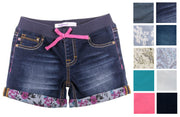 Vigoss Girl's Summer Casual Jean Shortie Shorts-Different Styles and Patterns