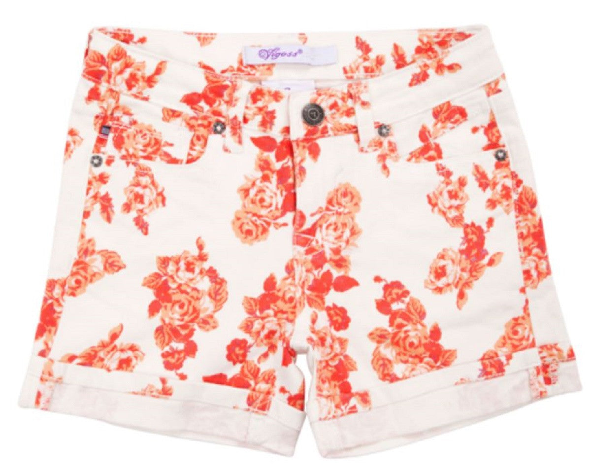 Vigoss Girl's Summer Casual Jean Shortie Shorts-Different Styles and Patterns