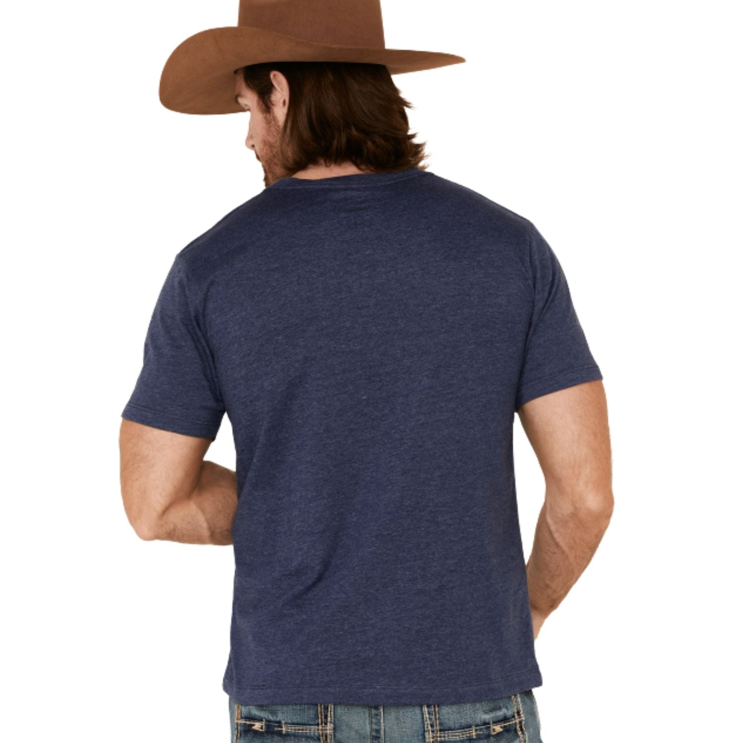 Hooey Mens Patriot Crew Neck Short Sleeve Tee Shirt