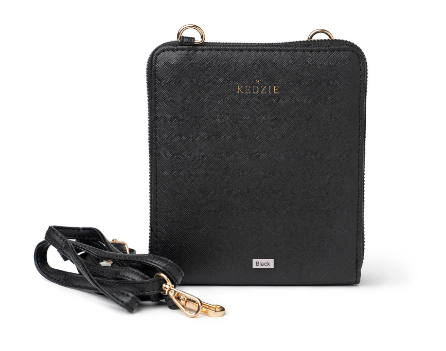 Kedzie, Best Little Bag, Saffiano Vegan Leather Crossbody Purse