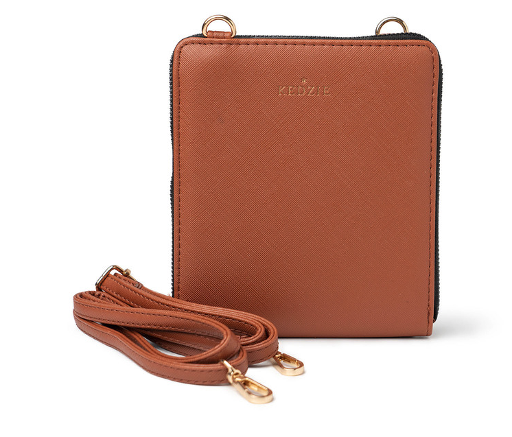 Kedzie, Best Little Bag, Saffiano Vegan Leather Crossbody Purse