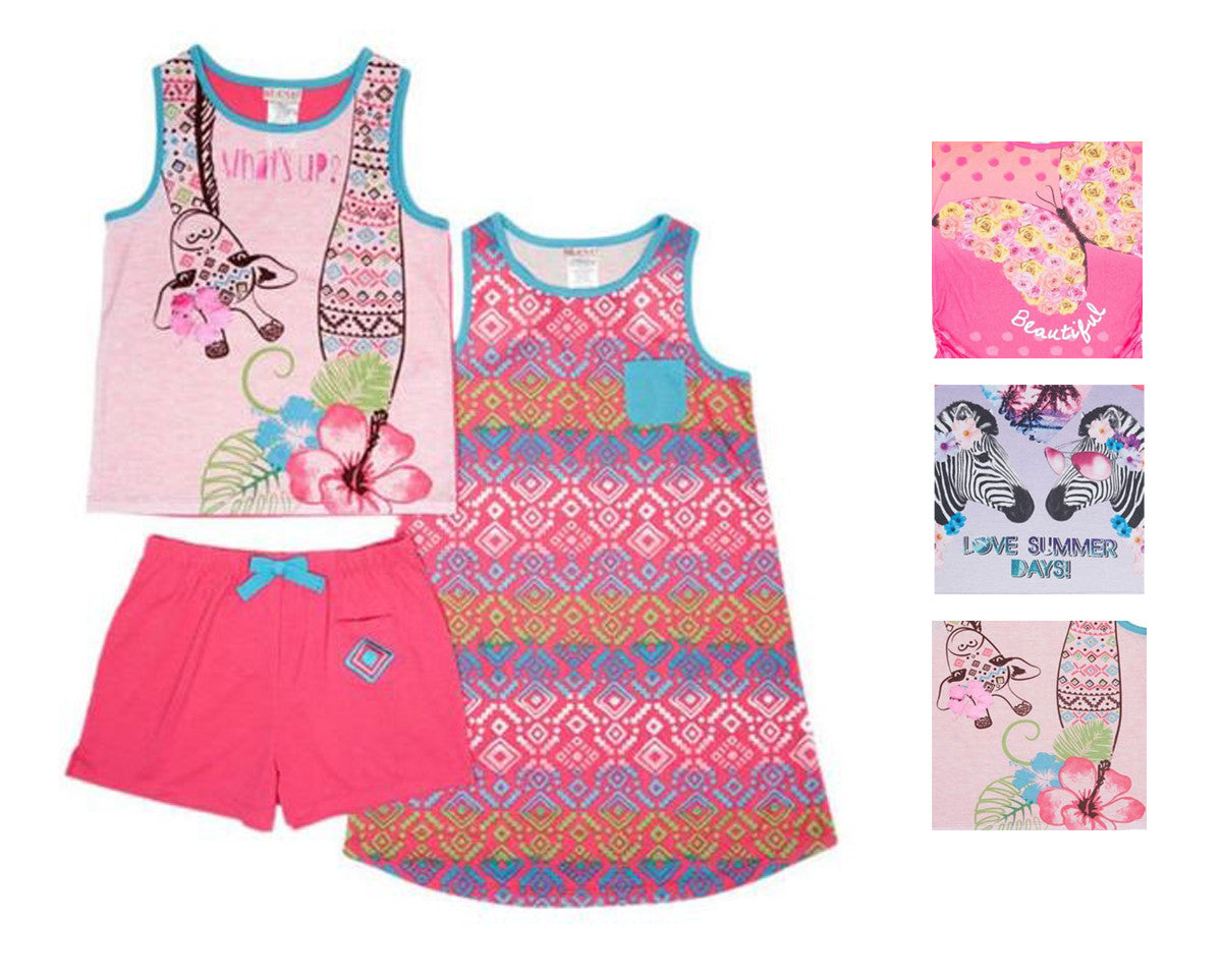St. Eve Girls' 3-piece Sleep Pajama Set