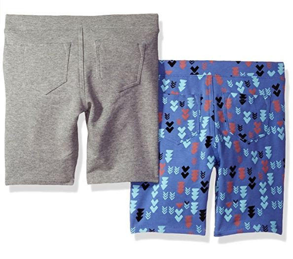 Vigoss Girls 2 Pack Knit Bermuda Shorts