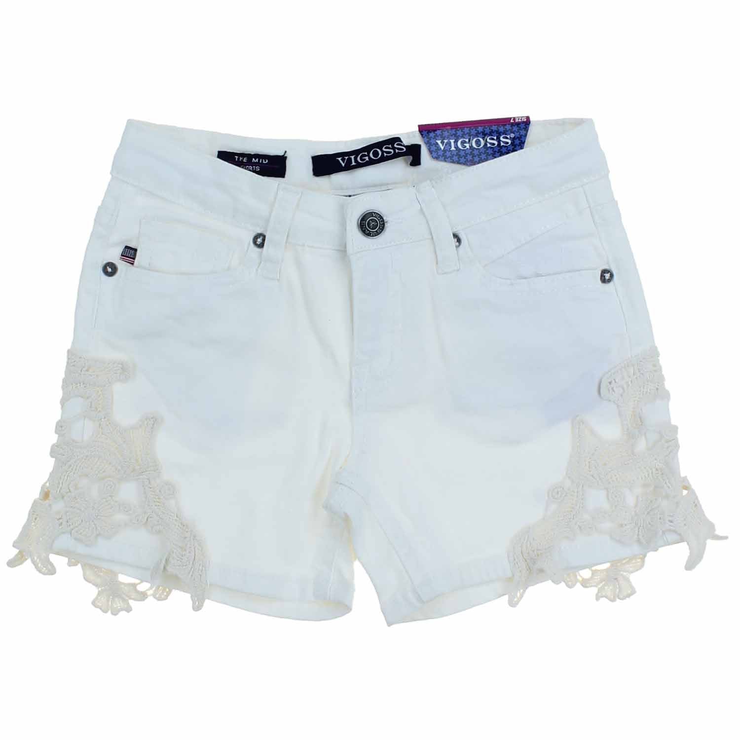 Vigoss Girl's Summer Casual Jean Shortie Shorts-Different Styles and Patterns