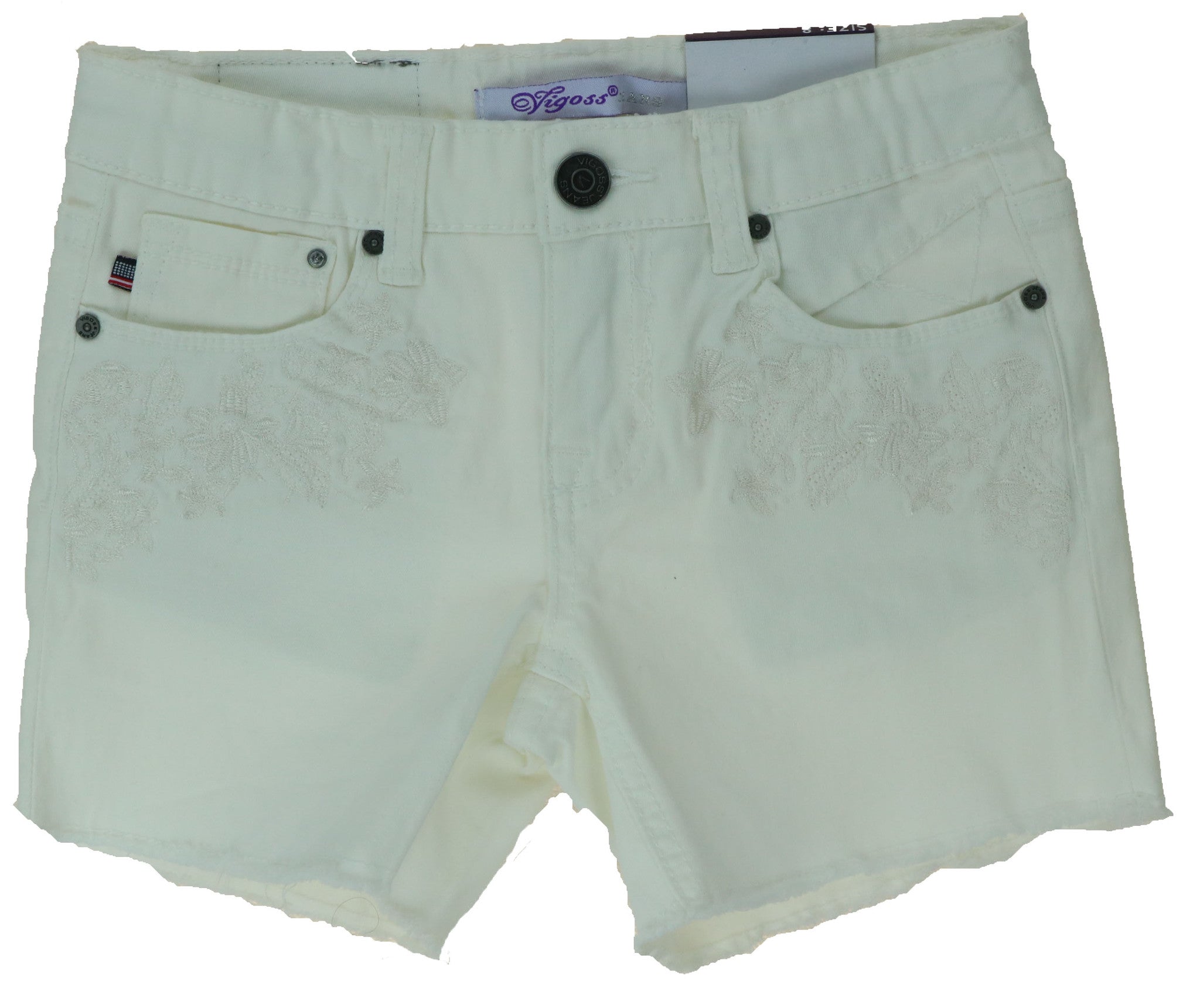 Vigoss Girl's Summer Casual Jean Shortie Shorts-Different Styles and Patterns