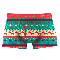 Two Left Feet Mens Christmas Ugly Sweater Trunks