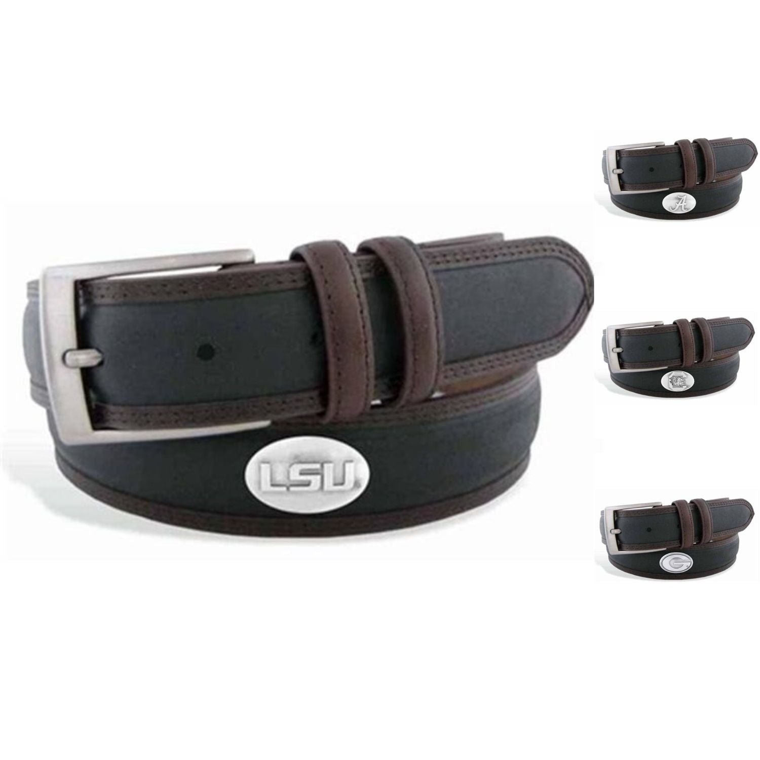 ZEP-PRO Mens NCAA Two Tone Leather Concho Belt – Shop Munki