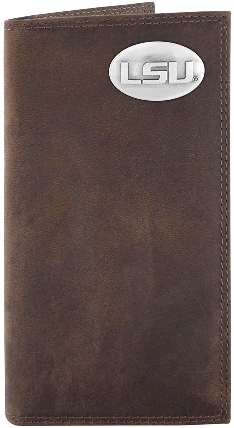 ZEP-PRO Mens Collegiate Crazy Horse Leather Wallets