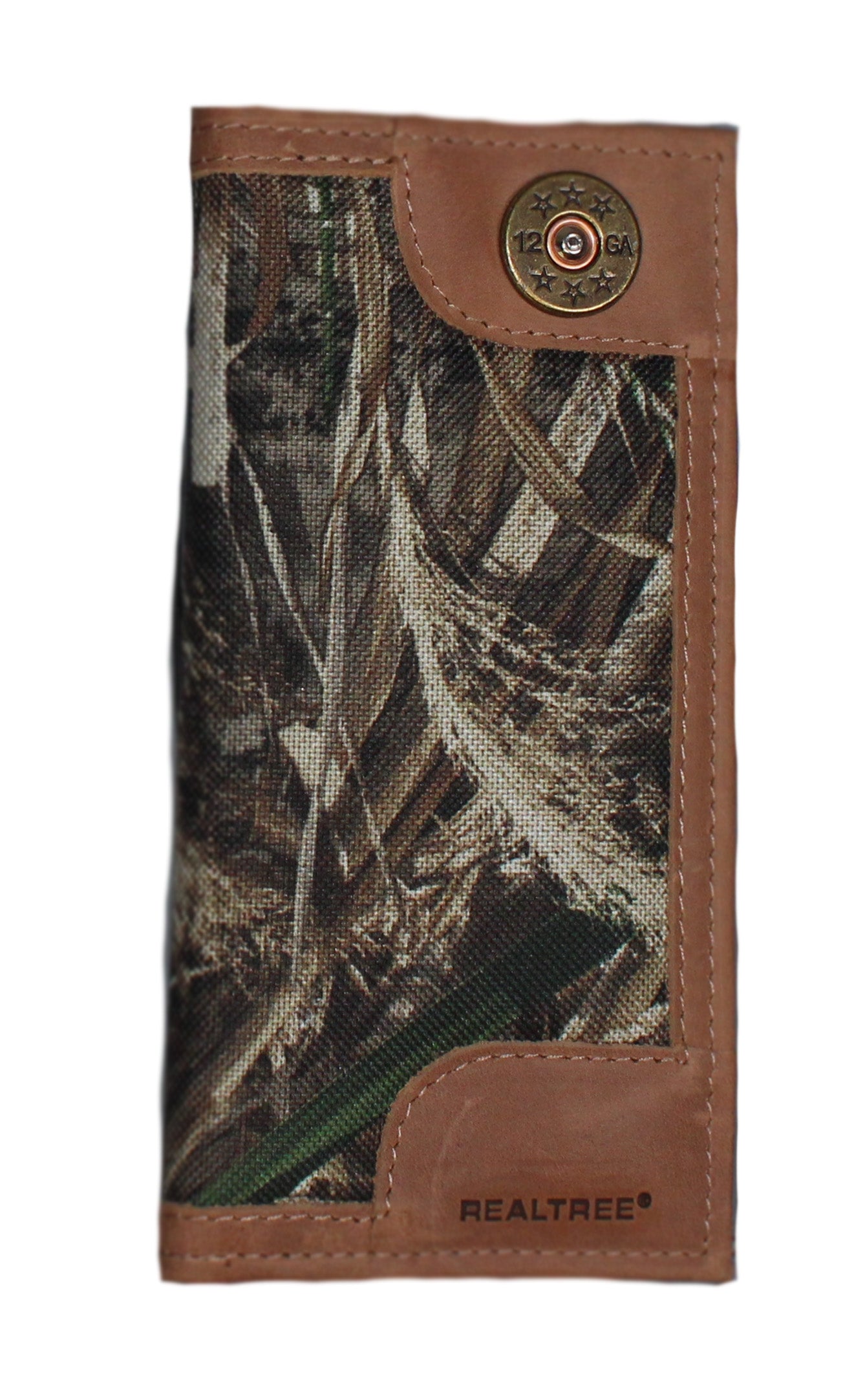 ZEP-PRO Mens Realtree Max-5 Nylon/Leather Roper Concho Wallet