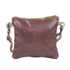 Myra Bag Womens Sarvam Floral Embossed Leather Shoulder Bag