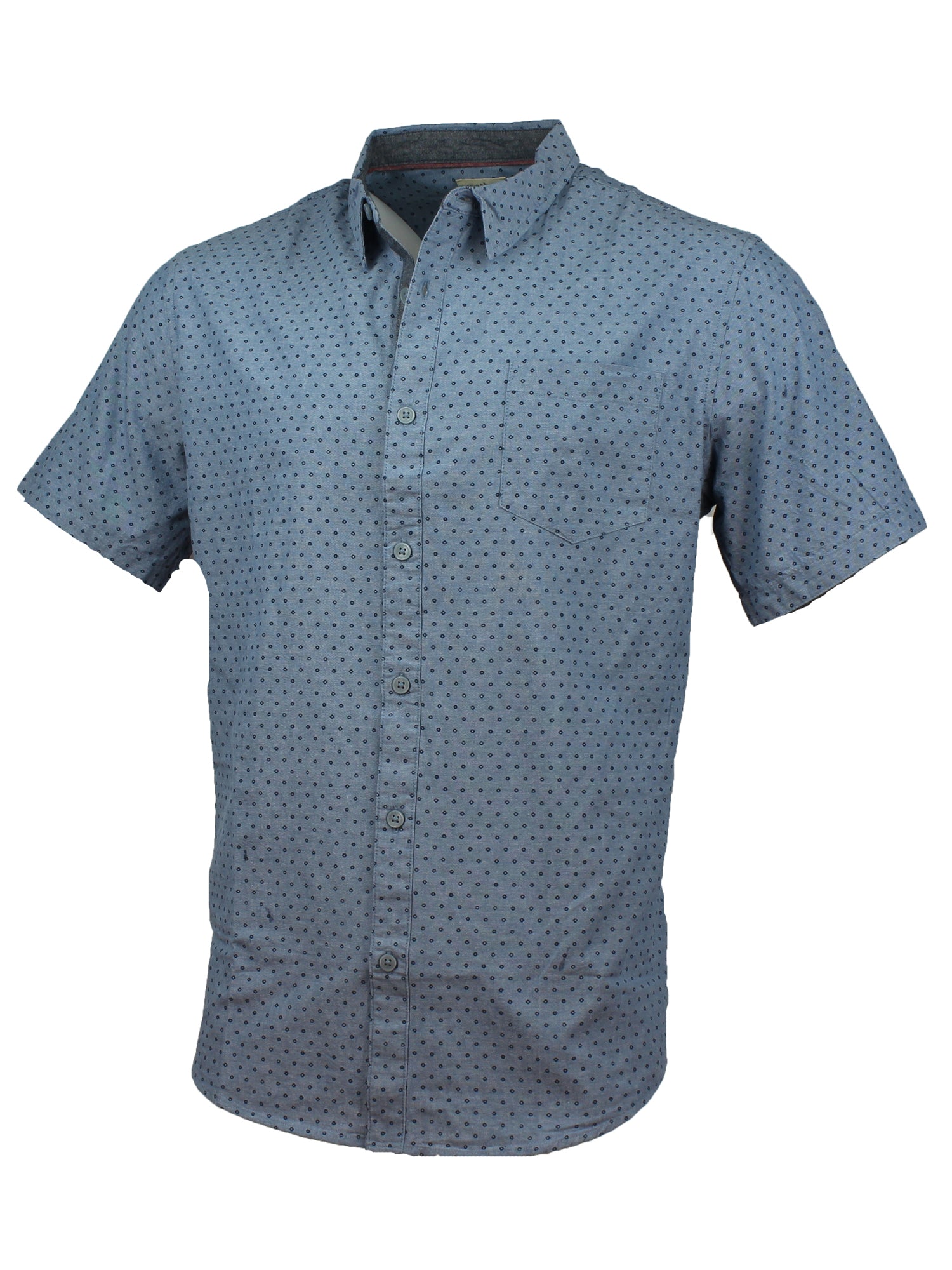 Method Mens Short Sleeve Woven Button Up Shirt