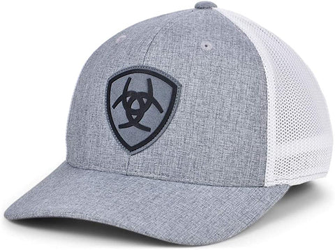 Ariat Men's Adjustable Snapback Mesh Cap Hat (Aztec Black, One Size)