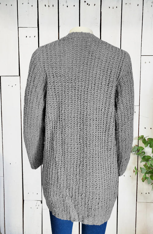 Loved + Adored Womens Knit Open Cardigan