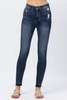 Judy Blue Womens High Waist Tummy Control Skinny Jeans