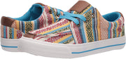 Roper Womens Angel Fire Fashion Vulcanized Serape Canvas Sneaker