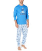 Family PJs Men's Matching 2 Pcs Pajama Long Sleeve Set