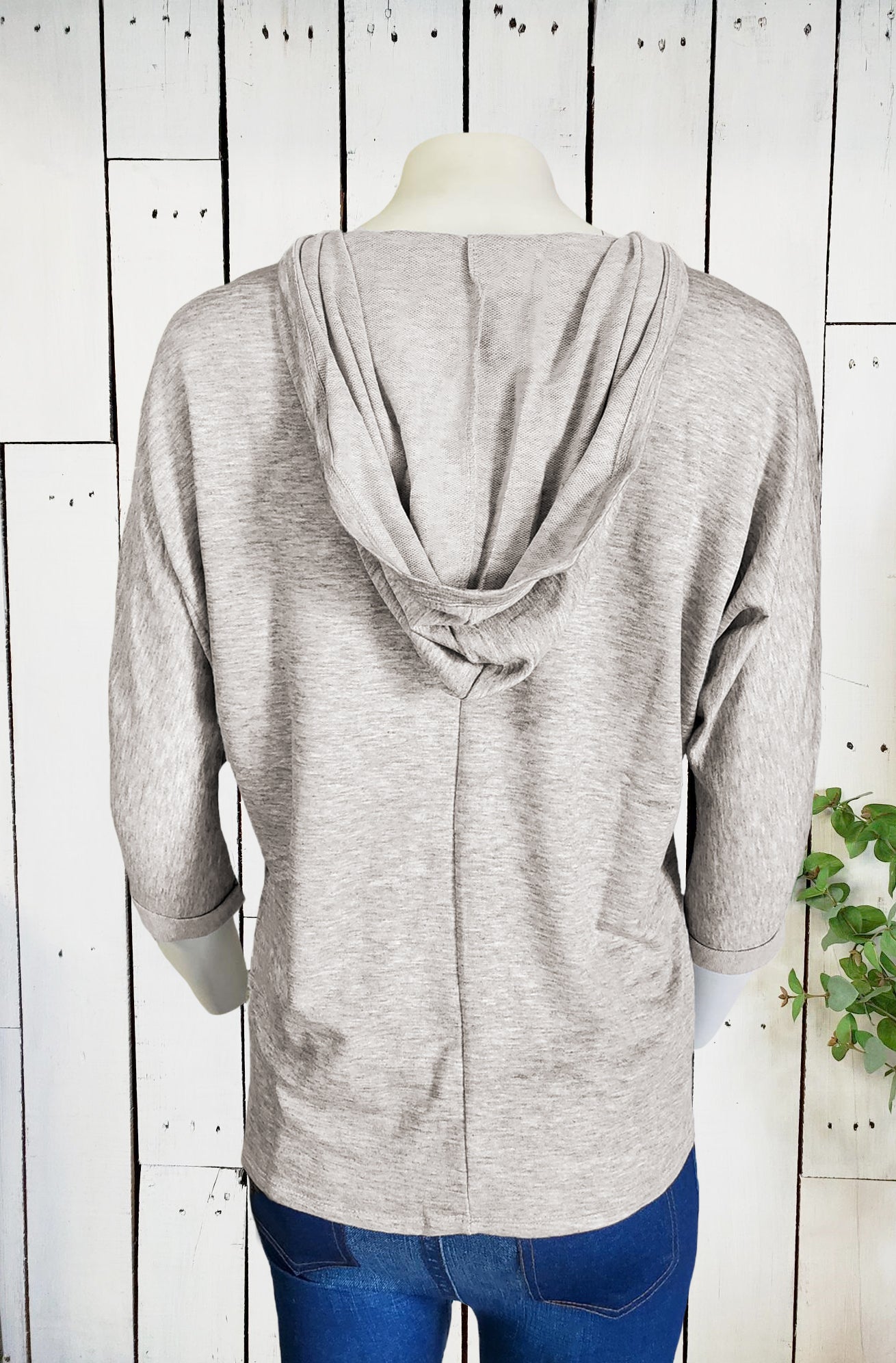 Femme by Tresics Womens Hooded Long Sleeve Top