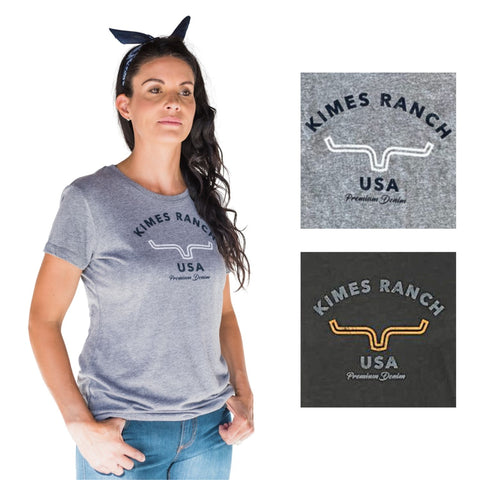 Kimes Ranch Womens Betty Mid Rise Denim Jeans, Dark Indigo