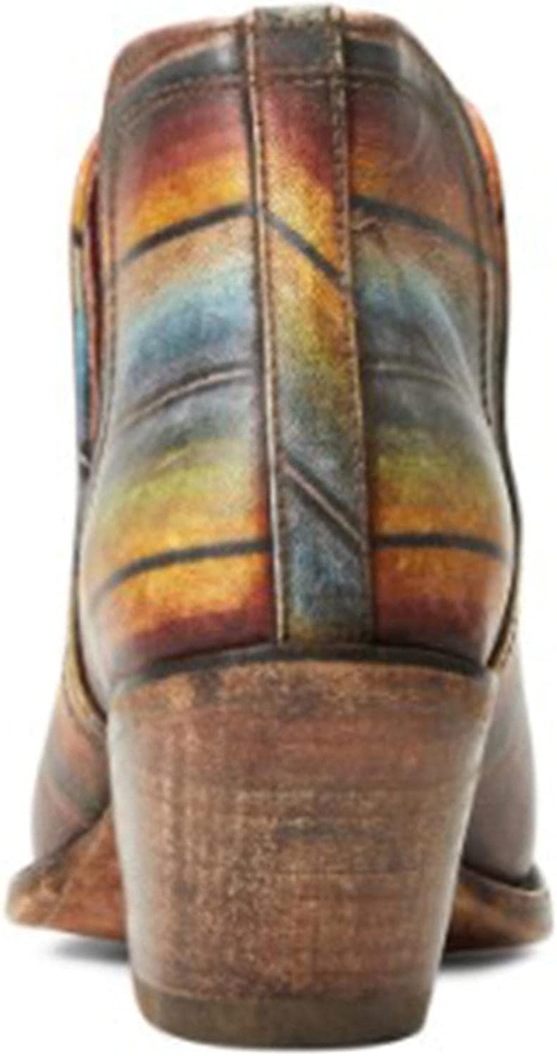 ARIAT Women's Dixon Saddle Snip Toe Fashion Booties