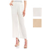 Blu Pepper Womens Mid Rise Pull-On Wide Leg Pants