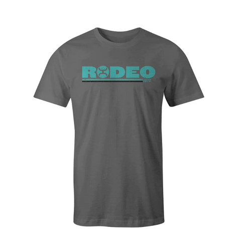 Hooey Mens Rodeo Heather Grey Crew Neck T-Shirt