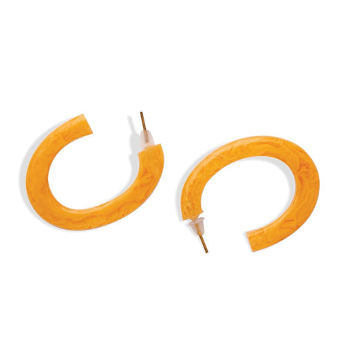 Myra Bag Mango Maple Open Hoop Earrings