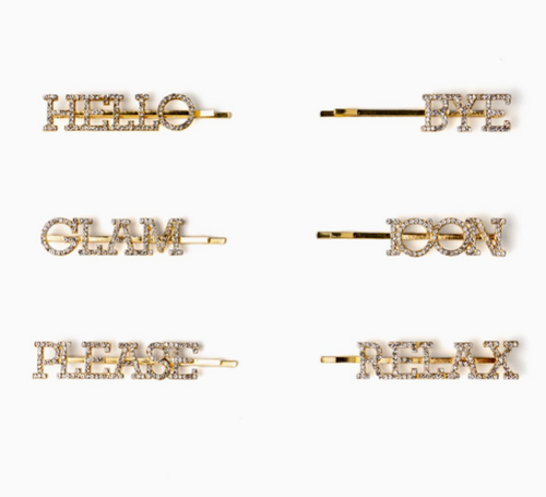 Olivia Moss Message Received Hair Pins, Assorted