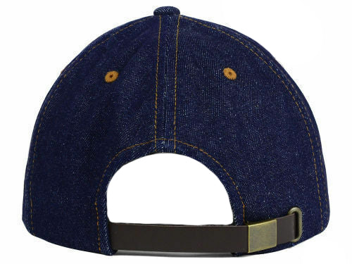 Hooey Mens Adjustable Flat Bill Low Profile Baseball Cap Hat (Denim, One Size)