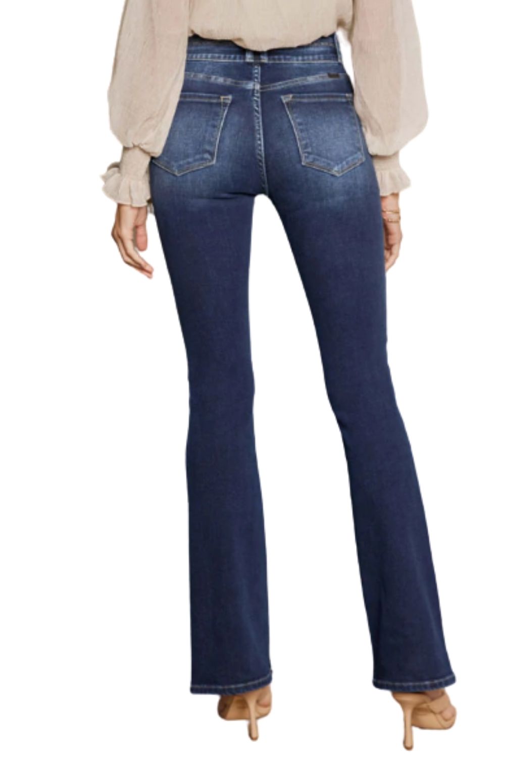 KanCan Womens Gisella High Rise Bootcut Flare Denim Jeans