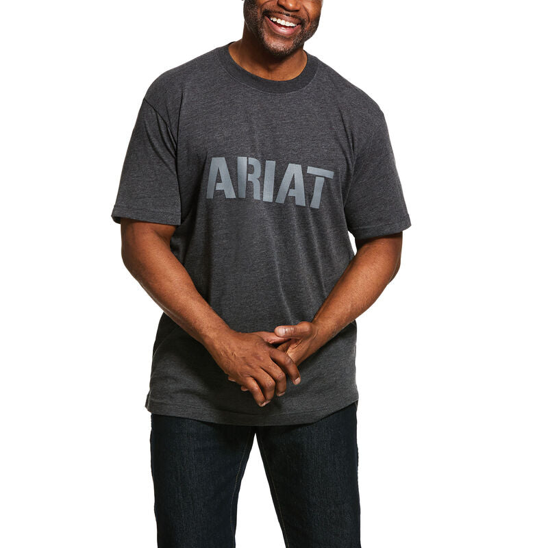 Ariat Mens Rebar Cotton Strong Block T-Shirt
