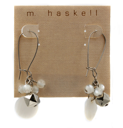 M. Haskell Beaded Drop Dangle Earrings