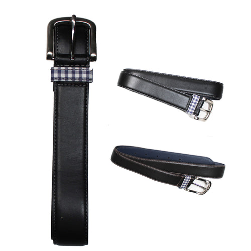 Johnnie-O Mens Underwood Classic Fashion Every Day Wear 1.5 Inch Leather Belt