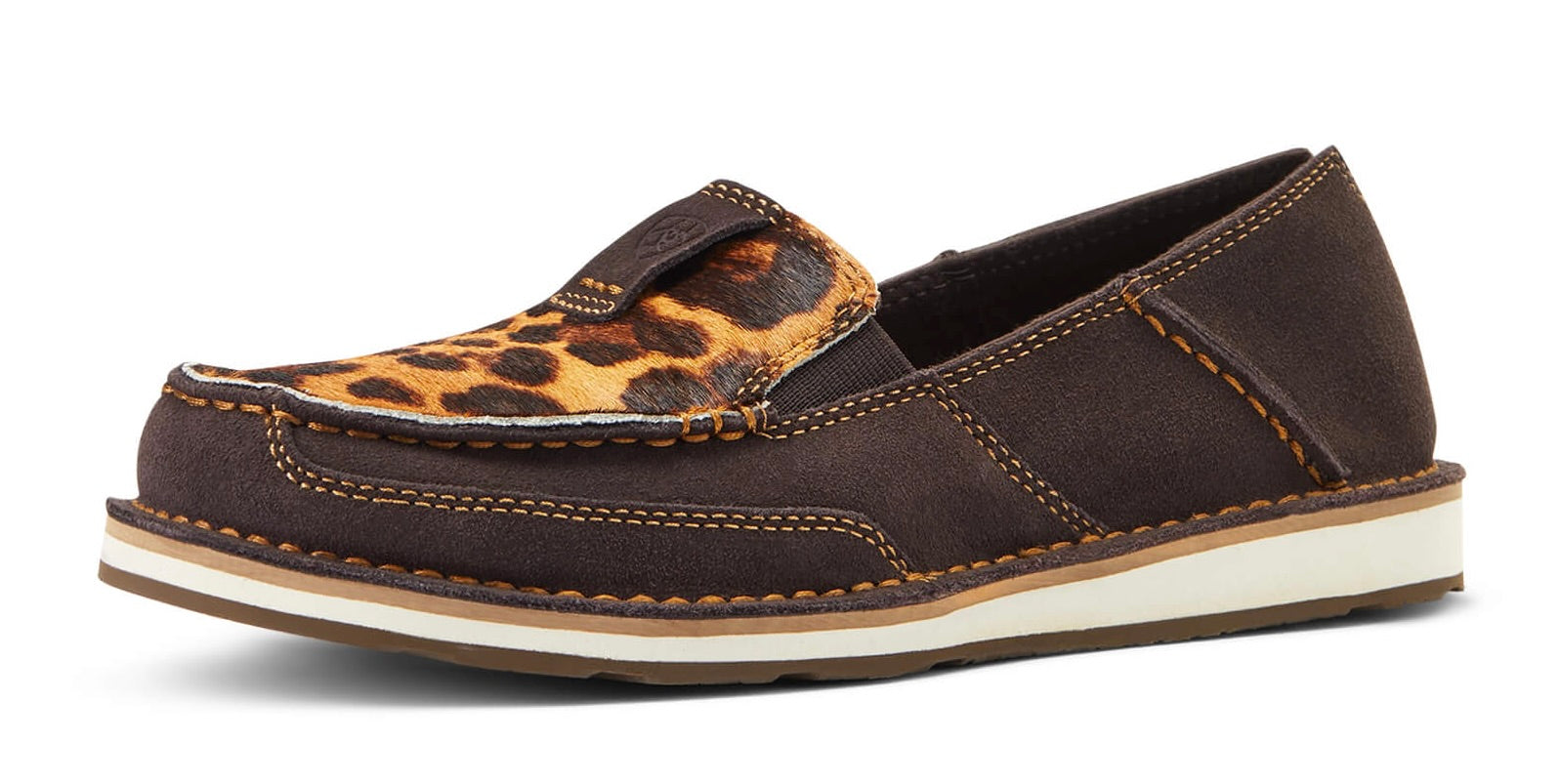 Ariat Womens Cruiser Suede Leather Hair-On Slip-On Shoe