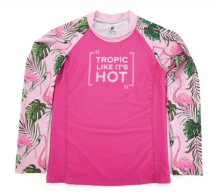 Juice Box Girls Fun In The Sun Rash Guard Swim Tee