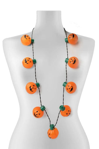 Spooky Lites Jumbo Flashing Halloween Necklace, Assorted