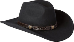 Twister Mens Dakota Crushable Wool Wide Brim Cowboy Hat