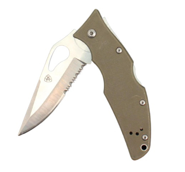 Ariat Serrated 3" Blade Folding Knife