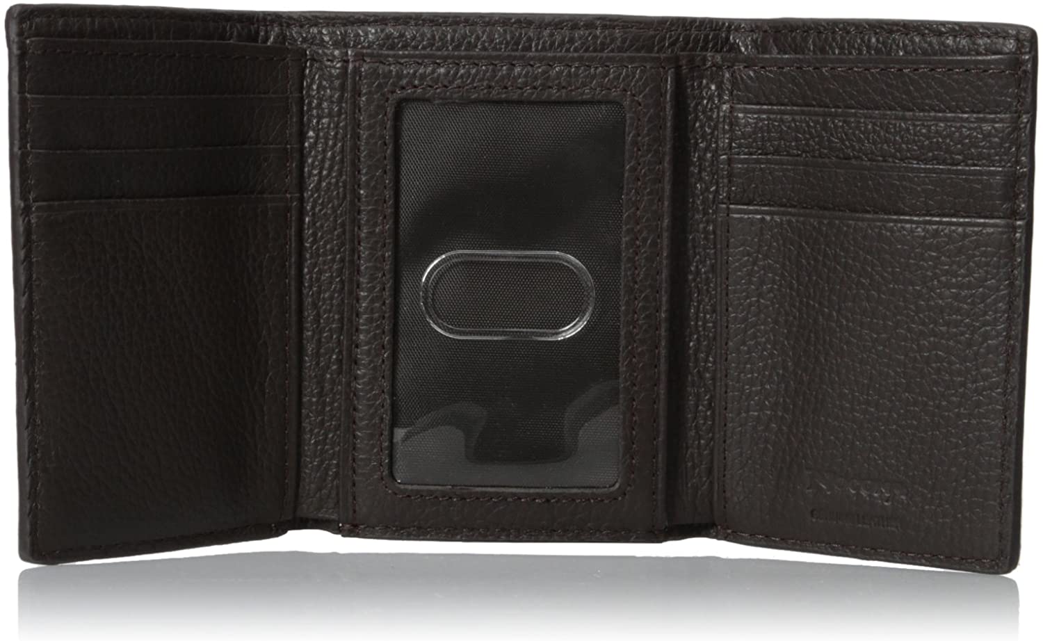 Nocona Mens Western Pro Trifold Tooled Leather Wallet (Saddle Brown)