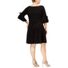Say What? Womens Off-The-Shoulder Dress (Black,2X)