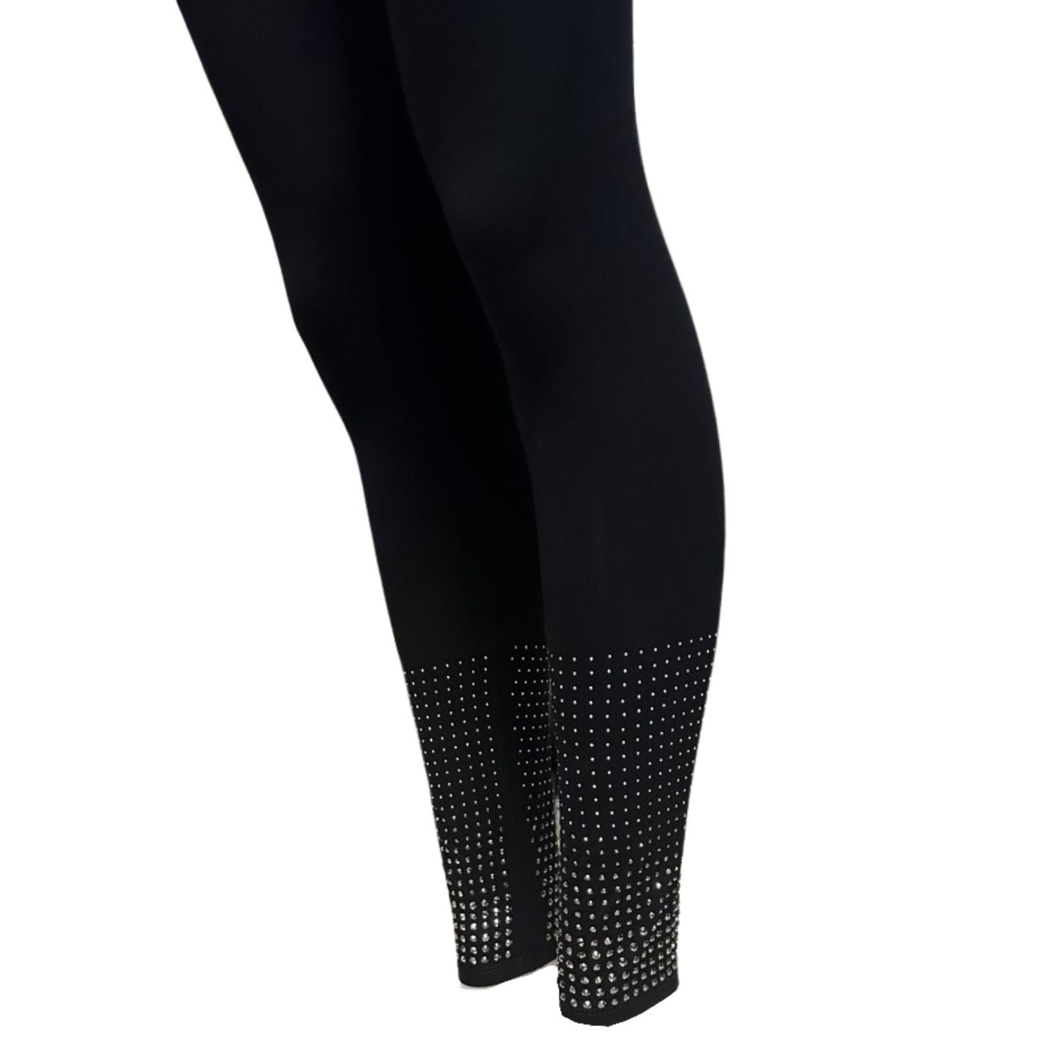 Vocal Womens Rhinestone Ankle Legging