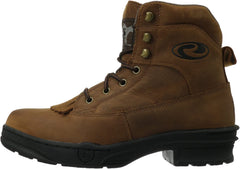Roper Mens Classic Crossrider Leather Western Work Boot
