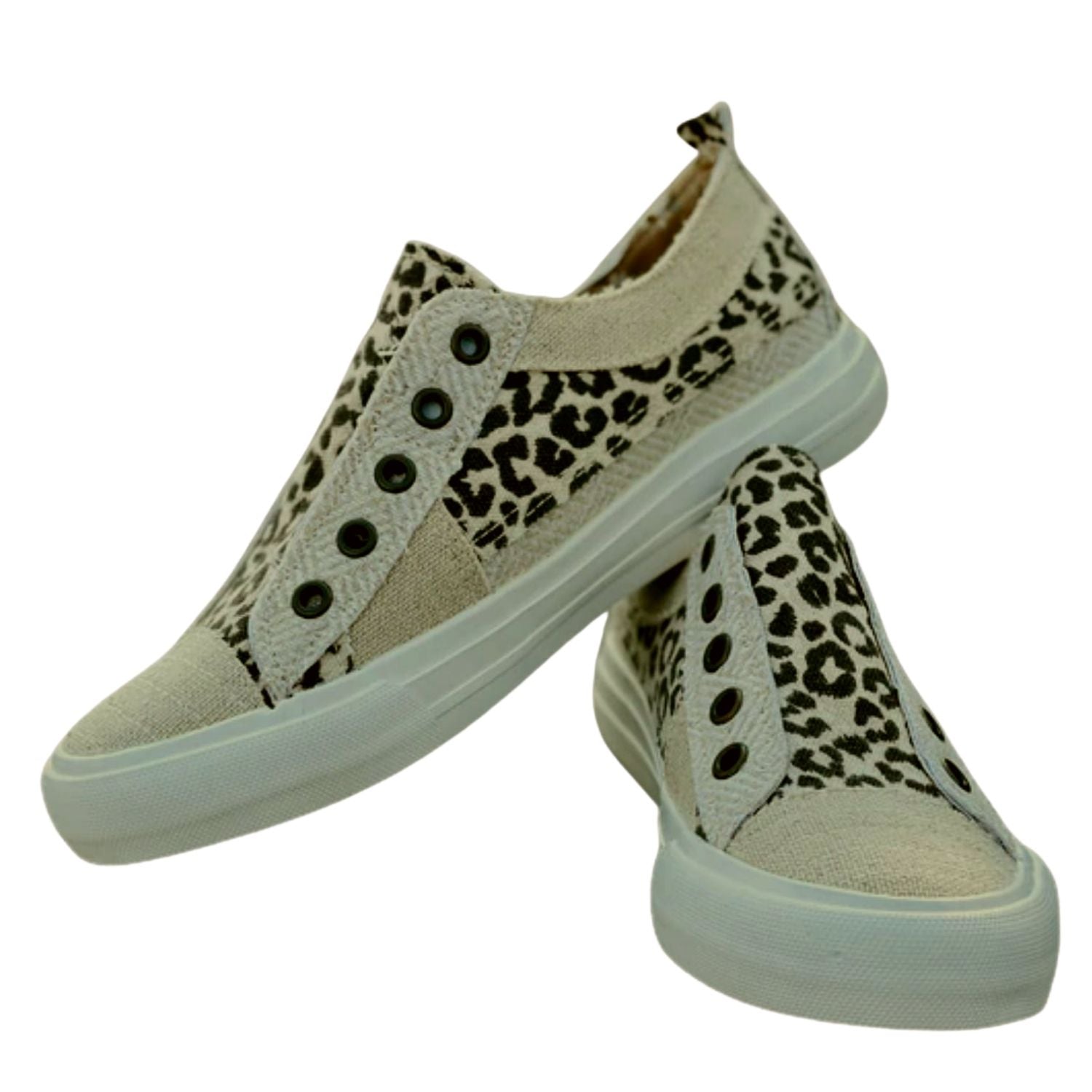 Gypsy Jazz Womens Alice Leopard Print No Lace Fashion Sneaker