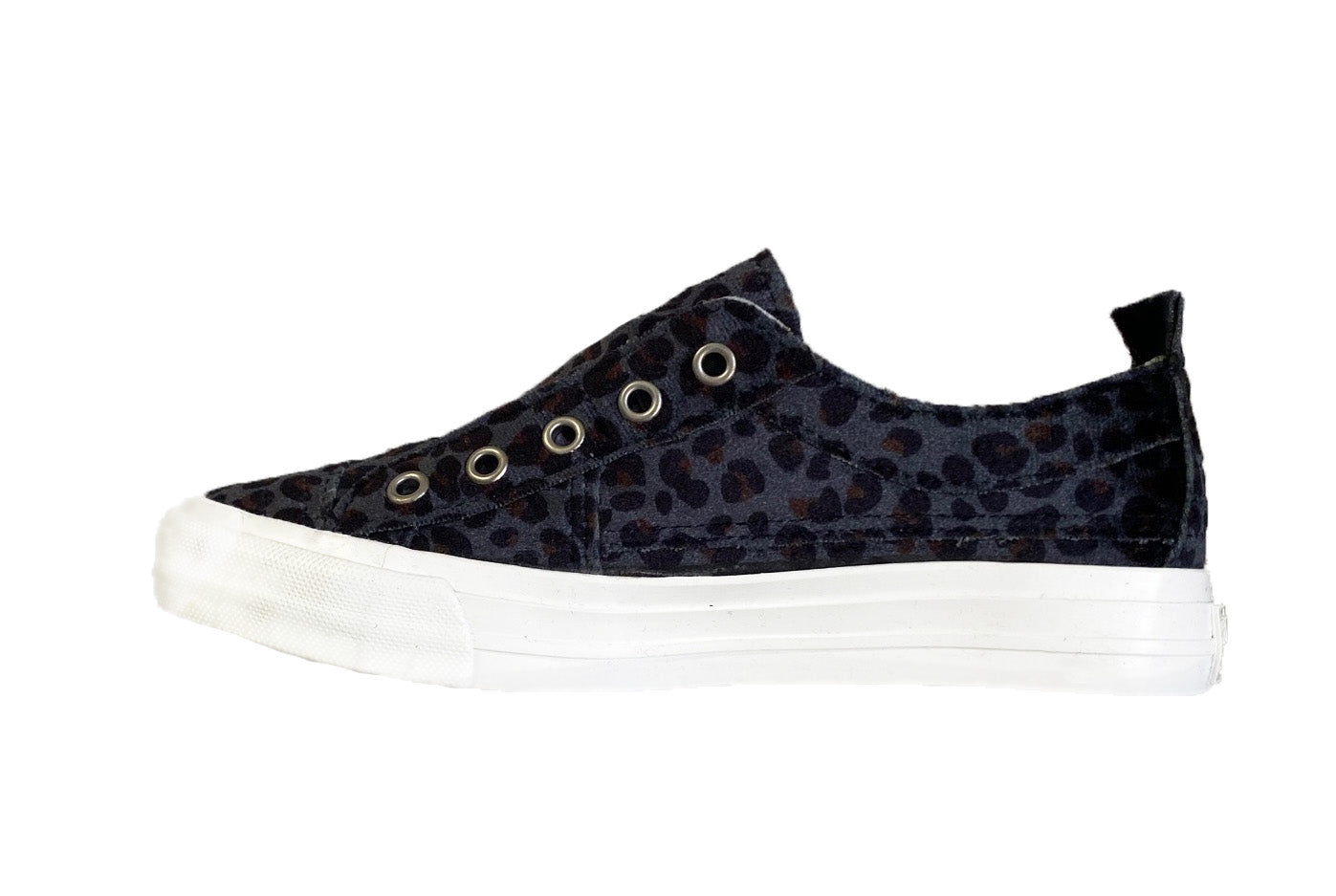 Gypsy Jazz Womens Val Leopard Print No Lace Fashion Sneaker