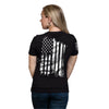 Nine Line Womens American Flag Relaxed Fit V-Neck Shirt