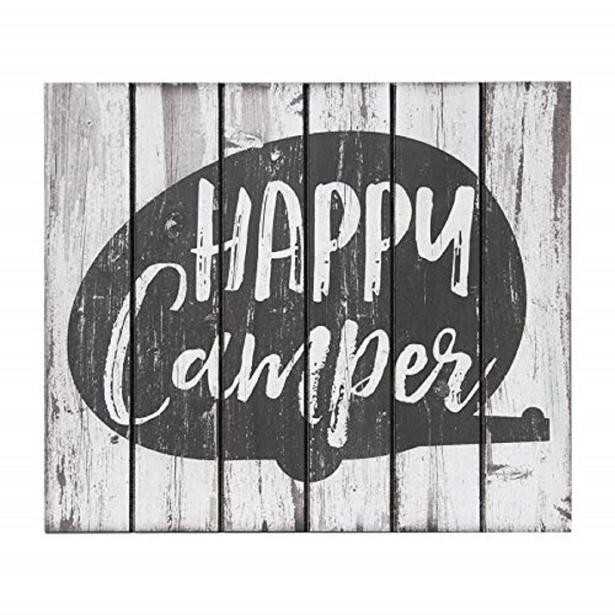 Sunbelt Gifts Rustic Lodge Happy Camper Wood Wall Décor