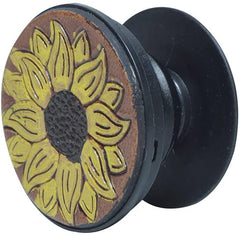 Myra Bag Tournesoi Sunflower Leather Phone Holder Stand